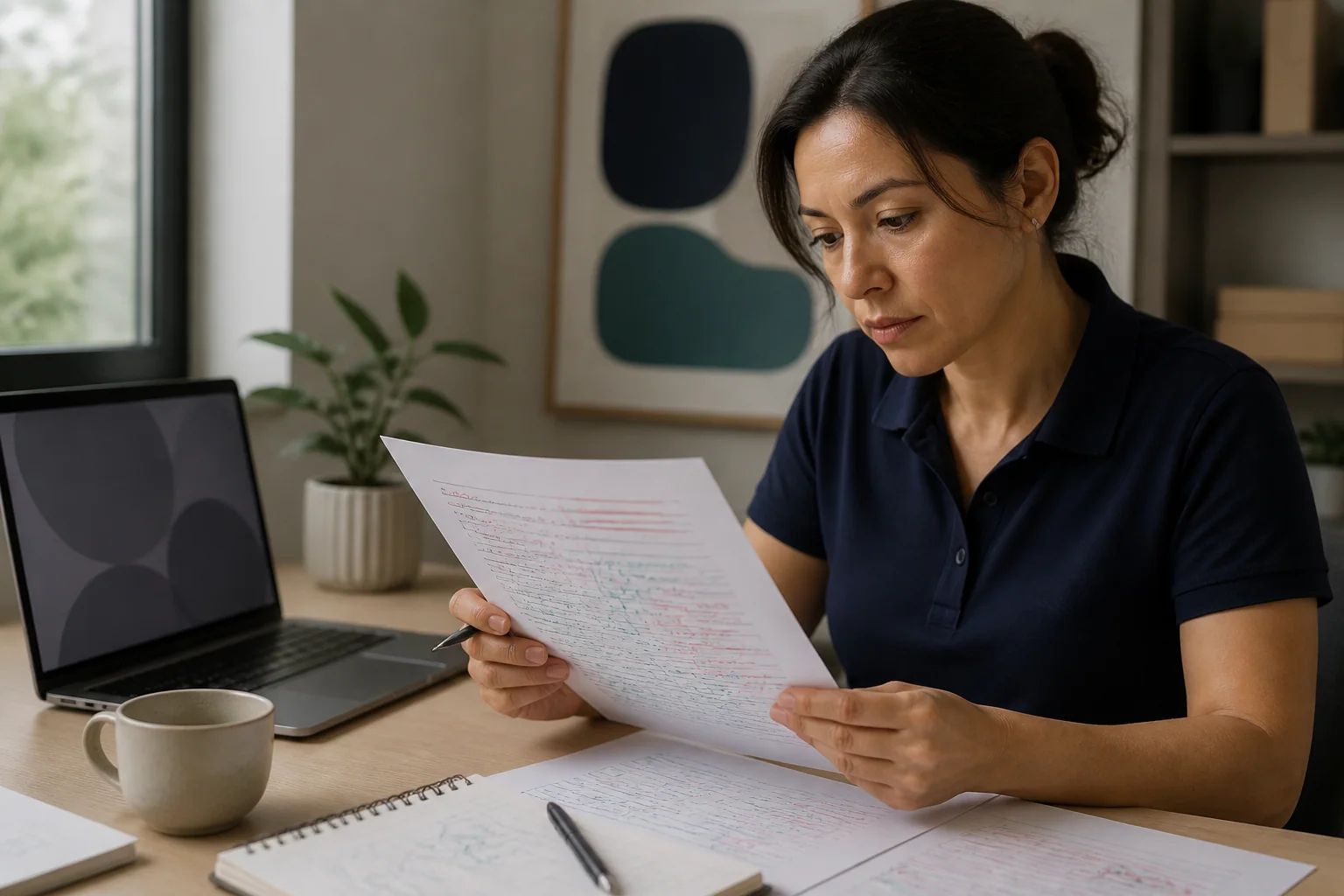 International occupational therapist preparing for OET Writing exam